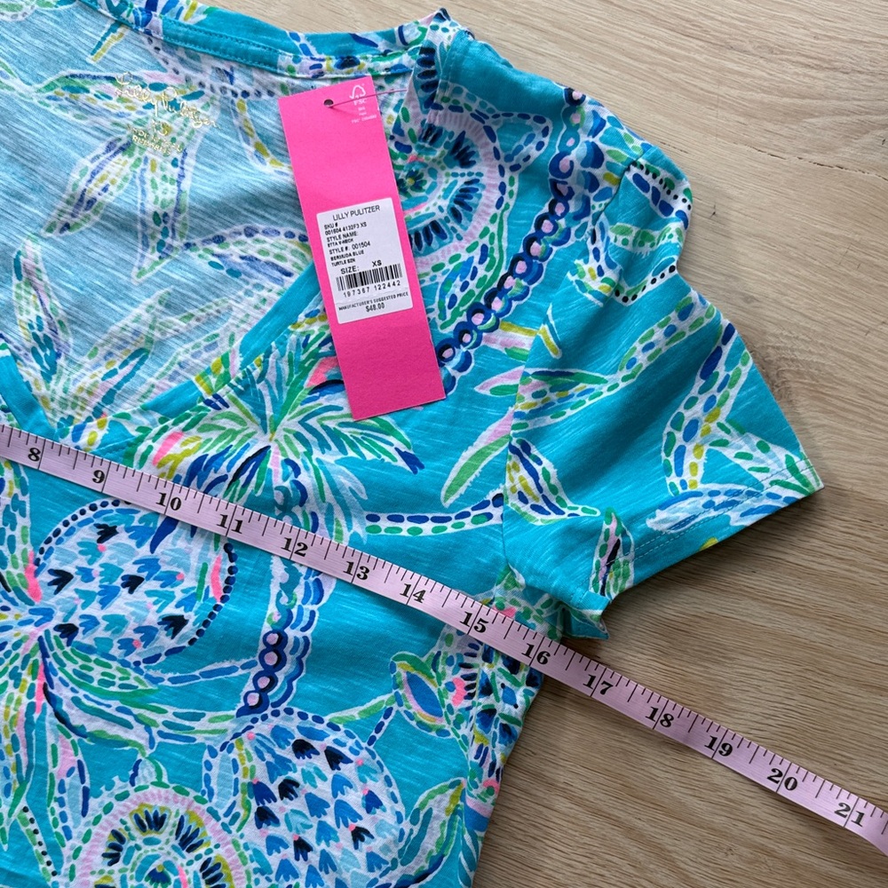 🌸 NWT Lilly Pulitzer Etta V-Neck Top - Picture 4 of 7